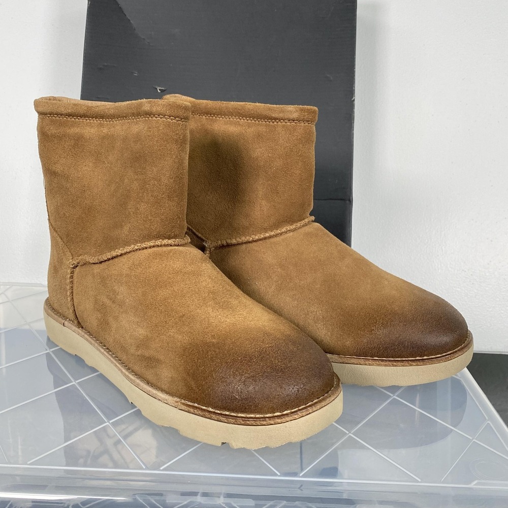 UGG Chestnut Brown Suede Classic Short Boots